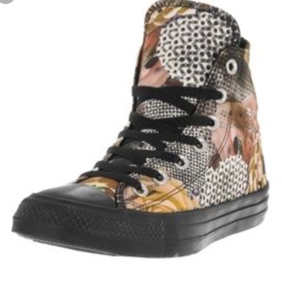 NWT Converse 💥Digital Floral Black HT W AUTHENTIC - Picture 2 of 6